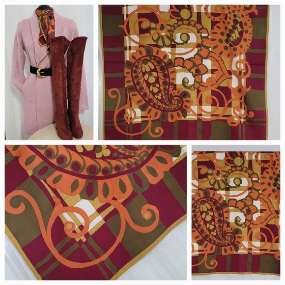 Scarf 30in Sq - Picture 4 of 4